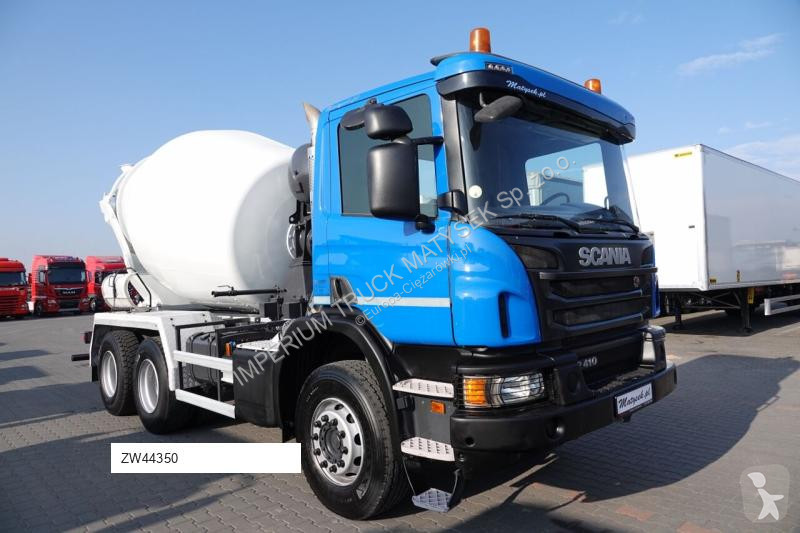 Kamion Scania P 410 / 6x4 / BETONOMIESZARKA /...