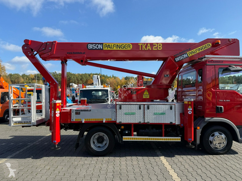 Kamion MAN TGL 8.180 Zwyżka Palfinger TKA 28 m...