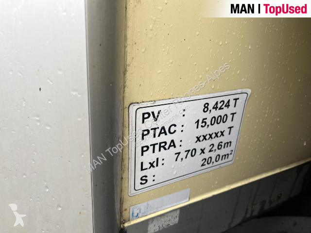 Kamion MAN TGM 15.290 4x2 BL CH FRIGO HAYON