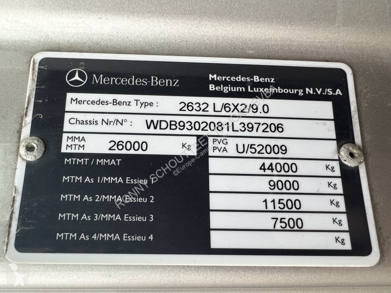 Kamion Mercedes Actros 2532 L 6x2 Actros 2532 L...