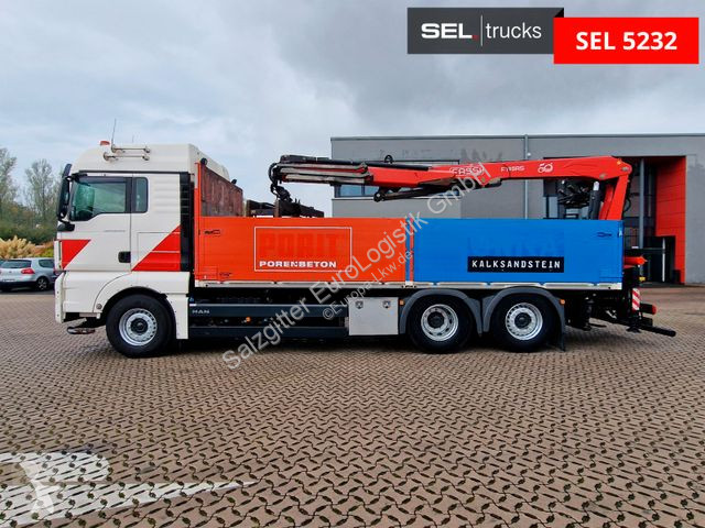Camion MAN TGX / Intarder / Fassi / Lenkachse