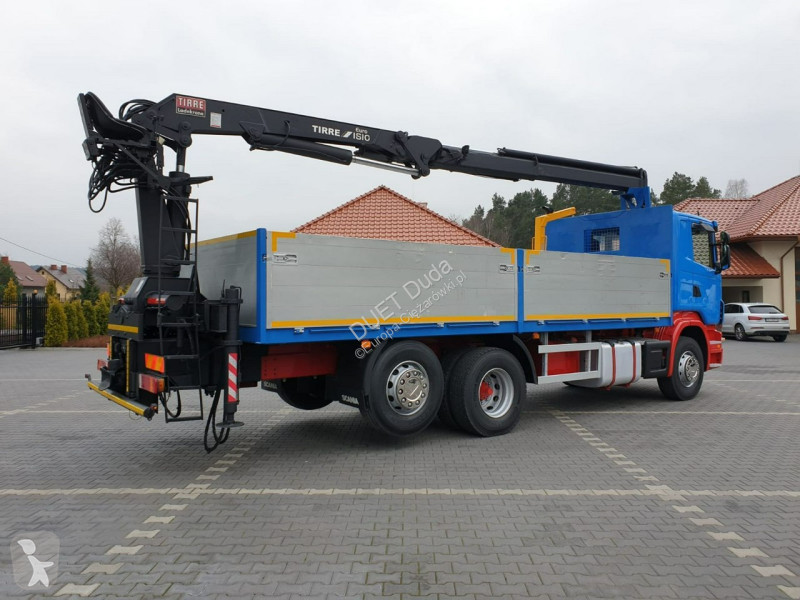 Kamion Scania R 400 LB 6x2 HDS Budowlanka Widły...