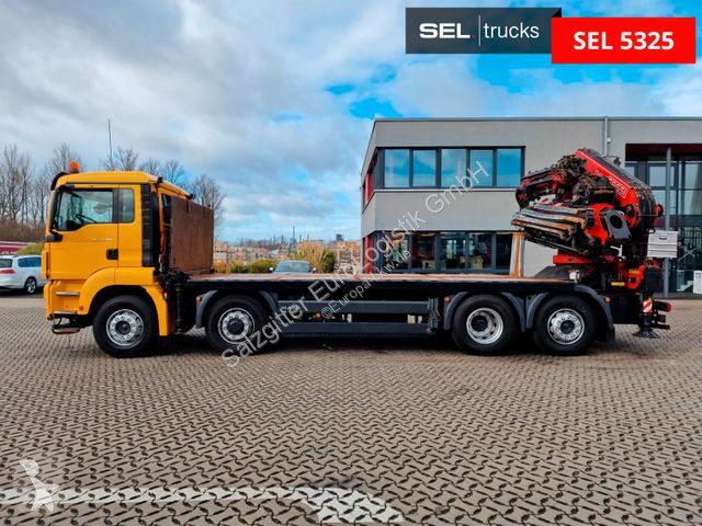 Lastbil MAN 35.480 8X4H-6 BL / Intarder / FASSI...