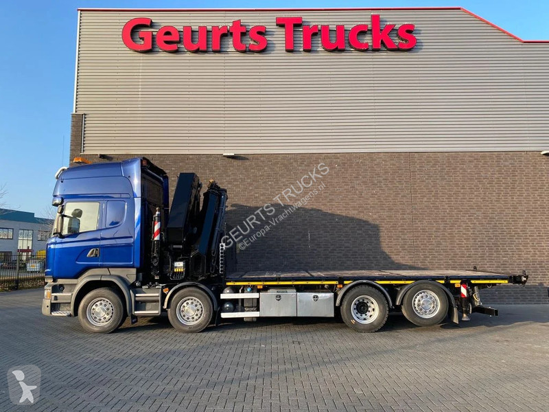 Kamion Scania R580 V8 8X2 + HIAB XS 544 E-8...