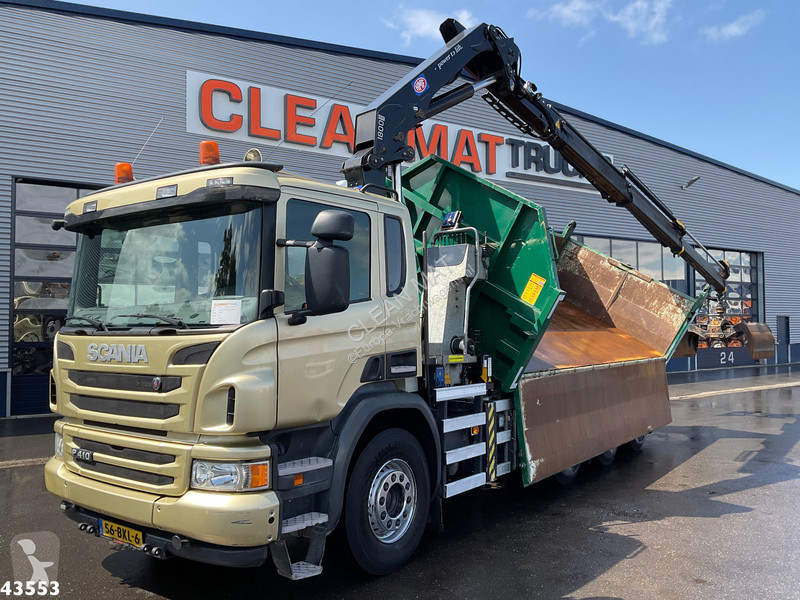 Camion Scania 410 8x4 Euro 6 HMF 18 Tonmeter...