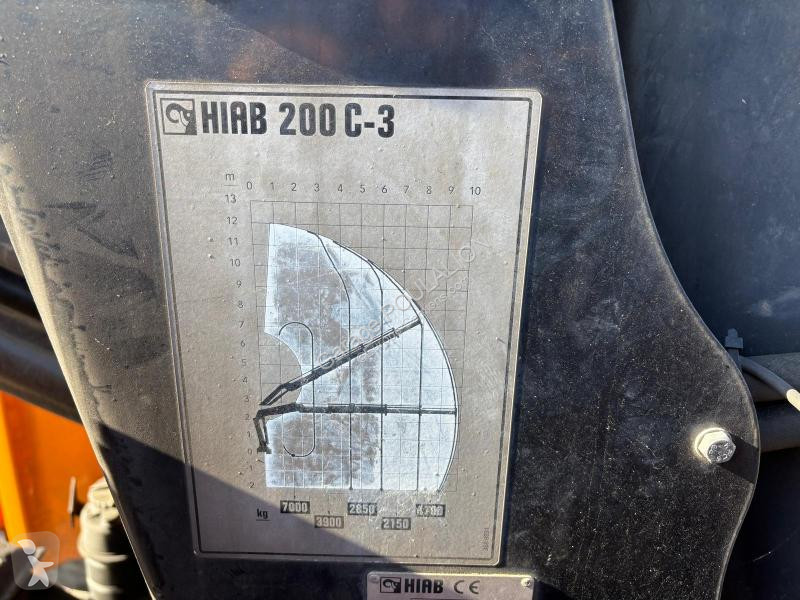 Kamion DAF PLATEAU GRUE HIAB 200 C FAN