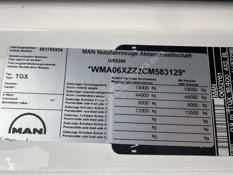 Kamion MAN TGX 18.400 4X2 BL TGX 18.400 4X2 BL,...
