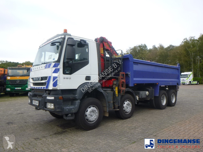 Vrachtwagen Iveco AD340T36 8x4 RHD tipper +...