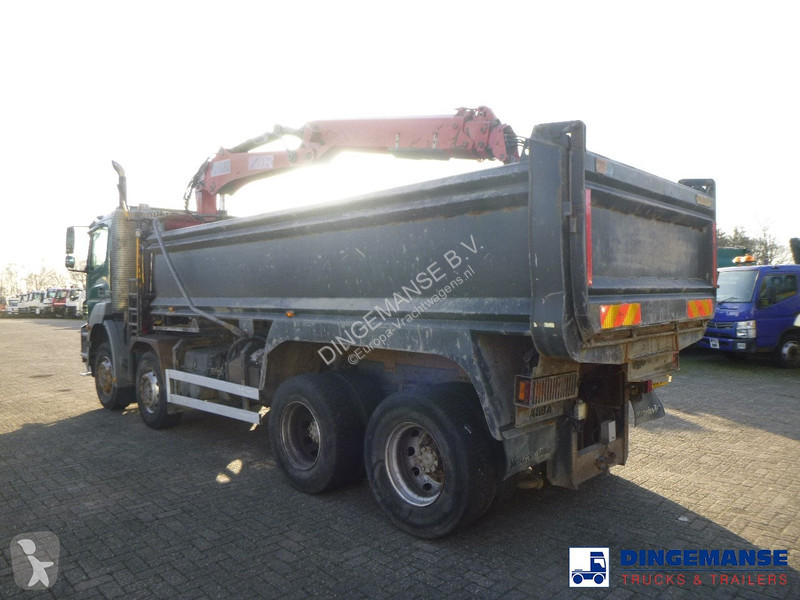 Camion Mercedes 3236 8x4 RHD tipper + Hiab 1283...
