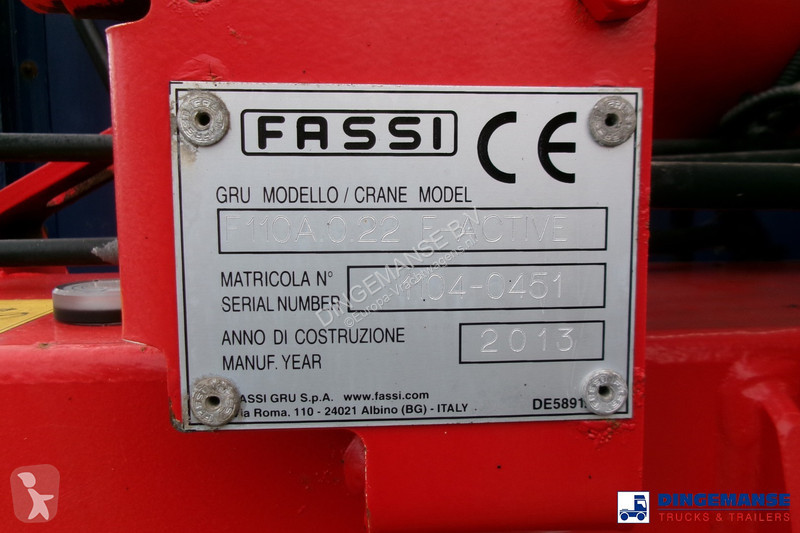 Lastbil Mercedes 2529 6x2 RHD + Fassi F110 crane