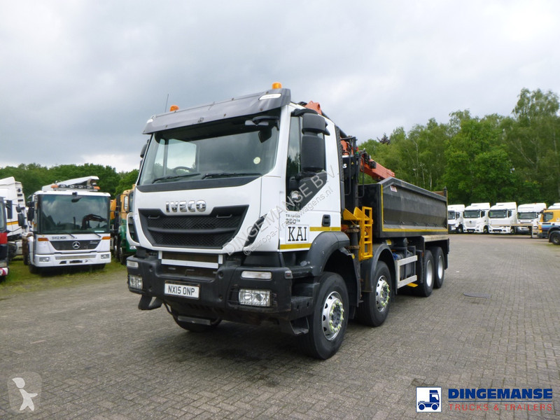 Camion Iveco 360 Euro 6 8x4 RHD tipper + Atlas...