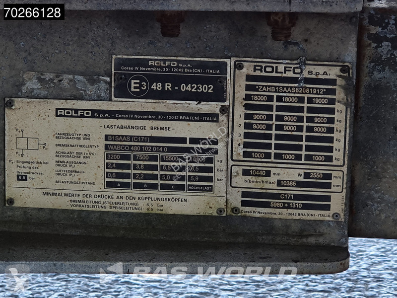 Camion Mercedes 1833 4X2 Retarder 3-Pedals...