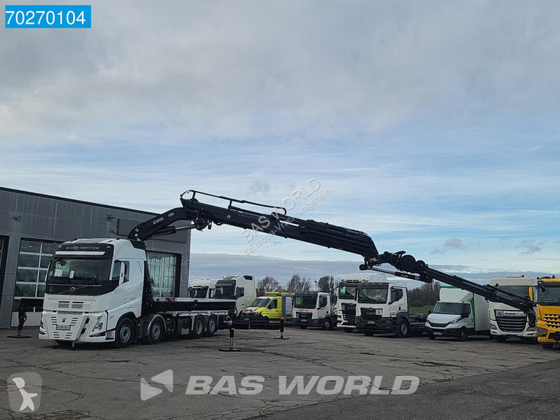 Camion Volvo FH  8X2 Effer 1000 9S + 6S Kran +...