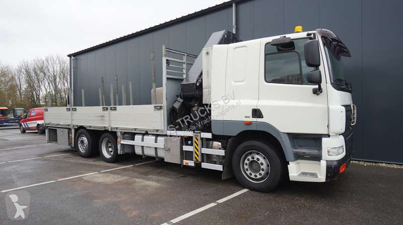 Camion DAF 85360 6x2 OPEN BOX WITH HMF 4720 CRANE