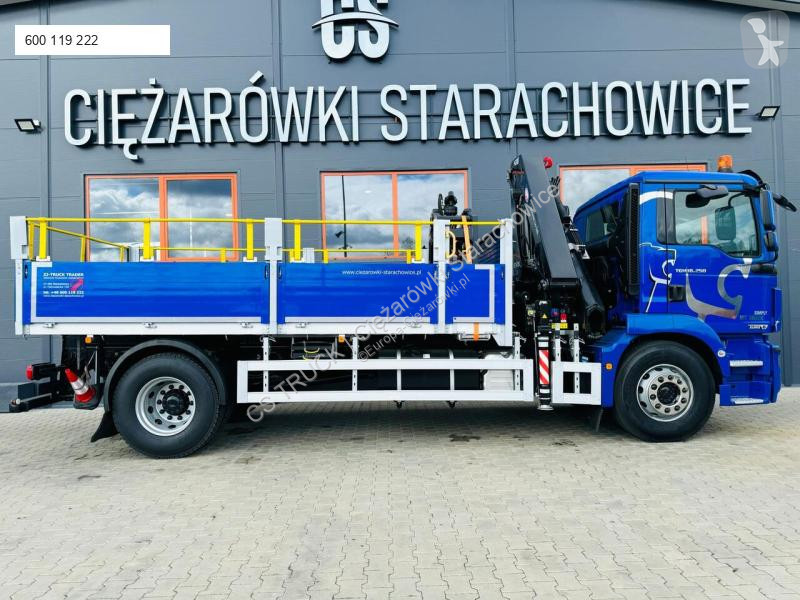 Kamion MAN MAN TGM 18.250 skrzyniowy z HDS /...