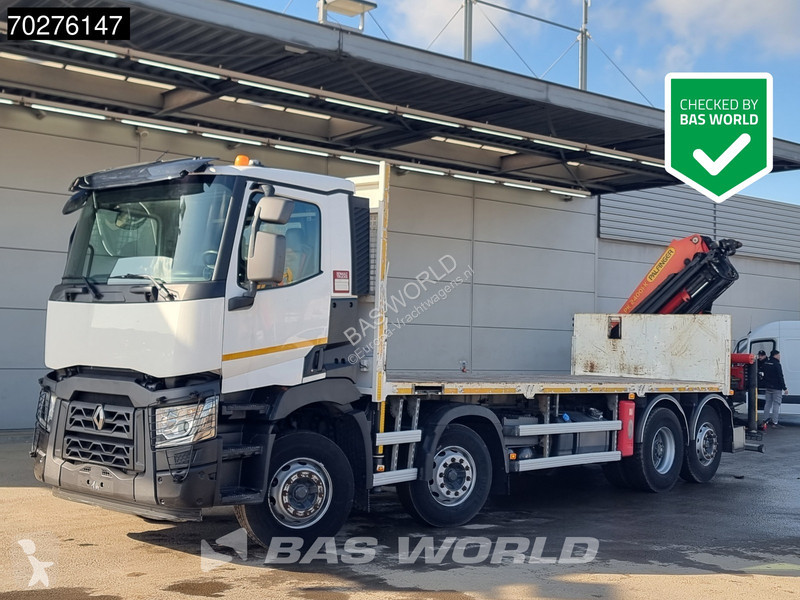 Vrachtwagen Renault C 380 8X2 Palfinger...