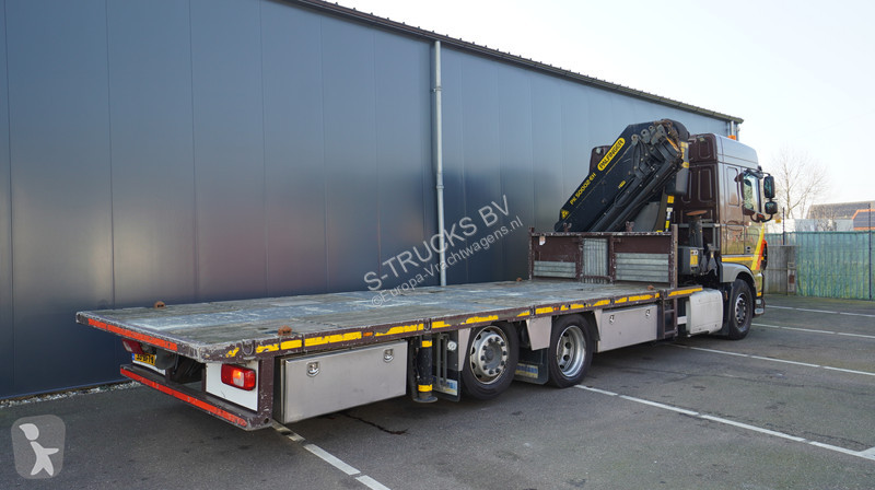 Camion DAF 6X2 FLATBED TRUCK WITH PALFINGER PK...