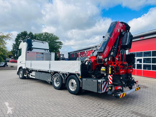 Camion Volvo 6x2 Container Fassi F545 Heck