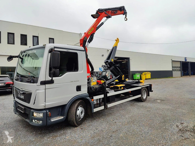 Camion MAN 12.250 City-Abroller Container +...