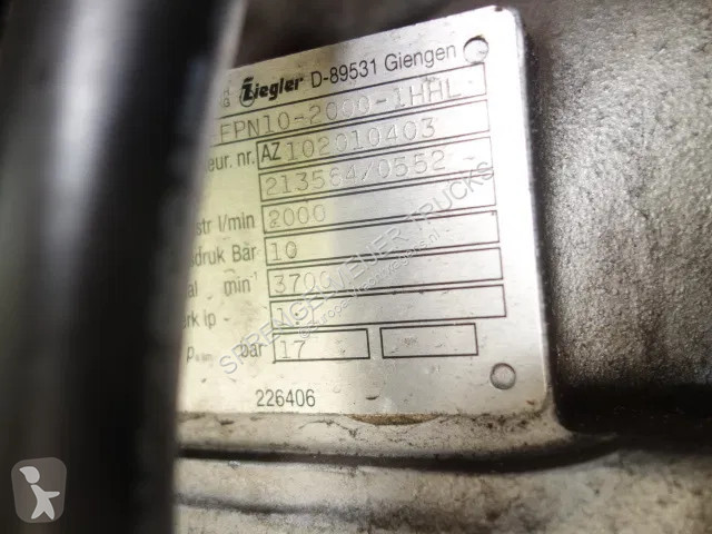Camion Mercedes 1326 ziegler pump