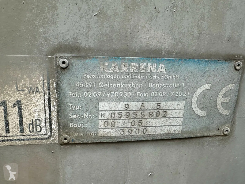 Kamion MAN 35.390 Concrete Mixer Karrena 9 CBM...