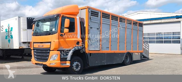 Camion DAF 400 Menke Einstock Viehtransporter
