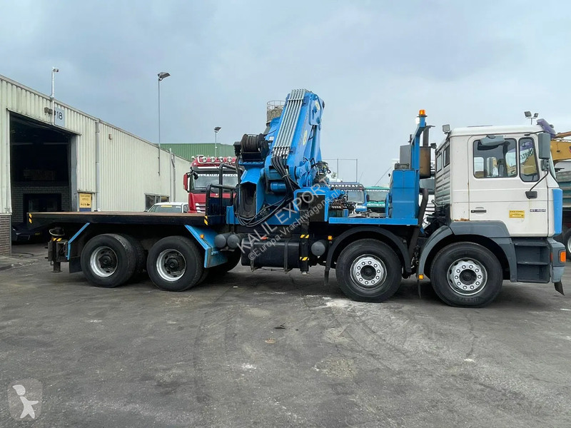 Lastbil MAN Heila 90.000 6S Crane 8x4 Full...