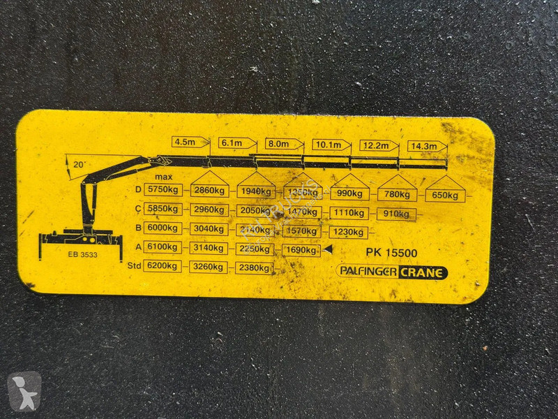 Kamion DAF 85410 6X4 - EURO 5 + PALFINGER...