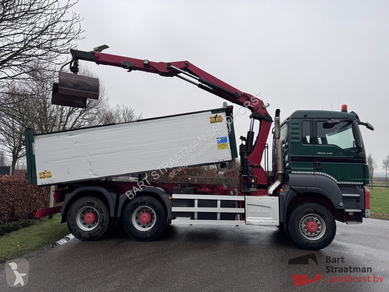 Lastbil MAN TGS 6x6 Euro 6 met 2 zijden kipper...