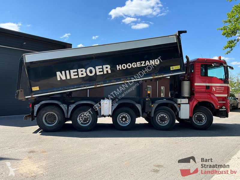 Kamion MAN 10x8 Euro 6 kipper met kleppen