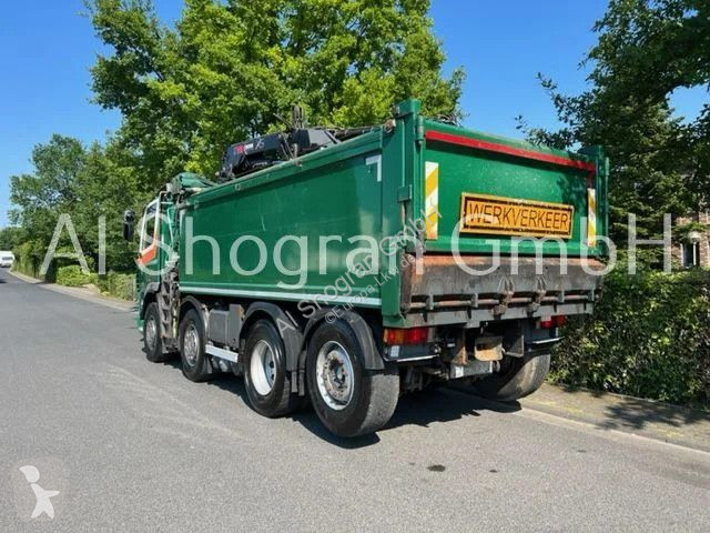 Camion DAF 85480 8X2 Kipper+Kran Hiab 144E-3 PRO