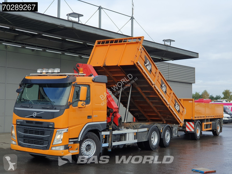 Kamion Volvo 420 6X2 Combi HMF 2120 K 4 Crane...