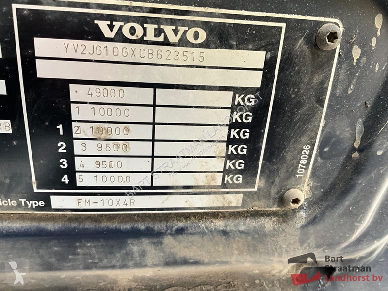 Camion Volvo 420 10x4 Euro 5 Plate truck...