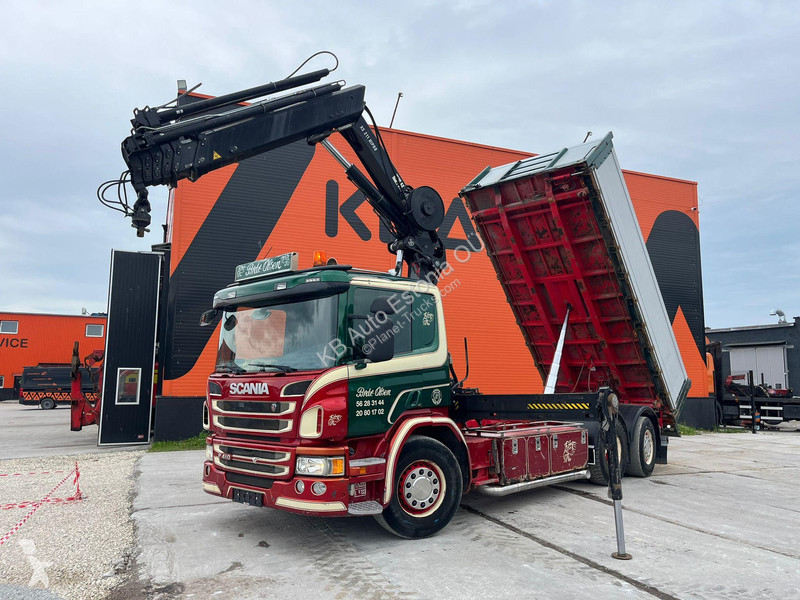 Camion Scania P 410 6x2*4 HIAB 211EP-5 / BOX...