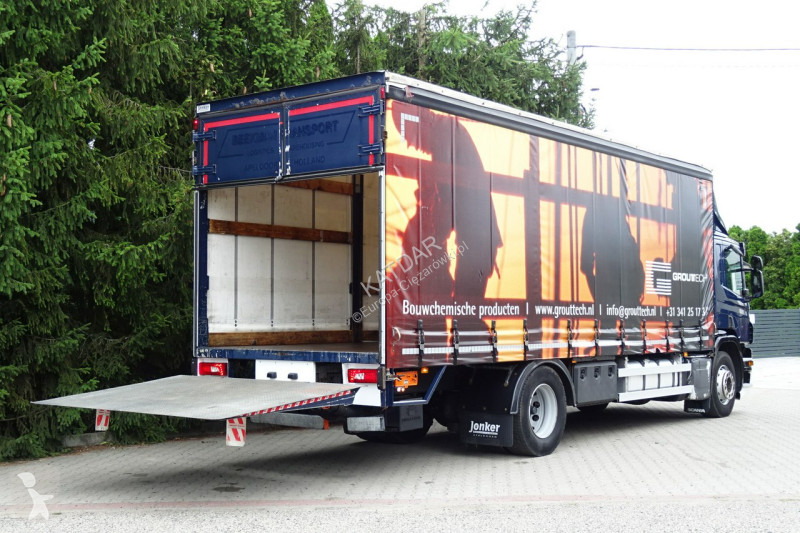 Kamion Scania P250 Euro 6 Firanka winda klapa...