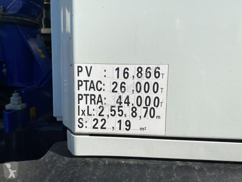 Camion Iveco 460cv bibenne grue ralentisseur...