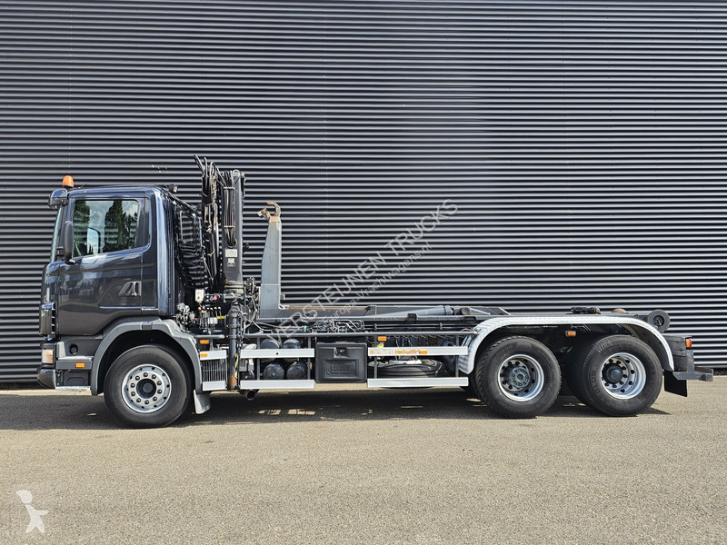Camion Scania 340 6x2 / HIAB CRANE + 25T HOOKLIFT