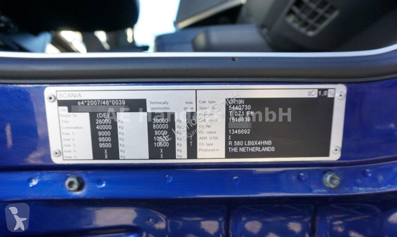 شاحنة Scania R580 V8