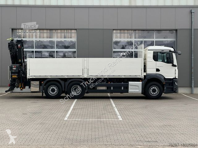 Lastbil MAN TGS 6x2-4 Pritsche HIAB 228-6 Funk ACC