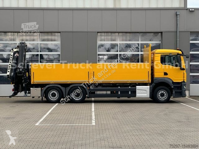 Lastbil MAN TGS 26.430 6x2-4 Pritsche mit FASSI...