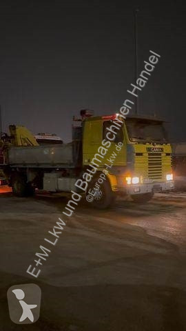 Kamion Scania R 112 M 2 SEITENKIPPER KRAN