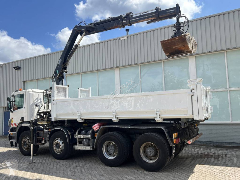 Camion Scania 400 8X4 KIER 2010 + HIAB Crane...