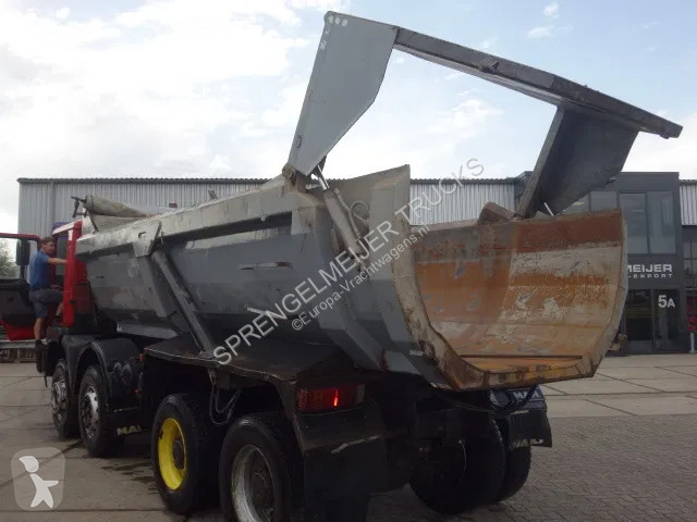 Kamion MAN 410 8x4 kipper,manual feulpomp,steel...