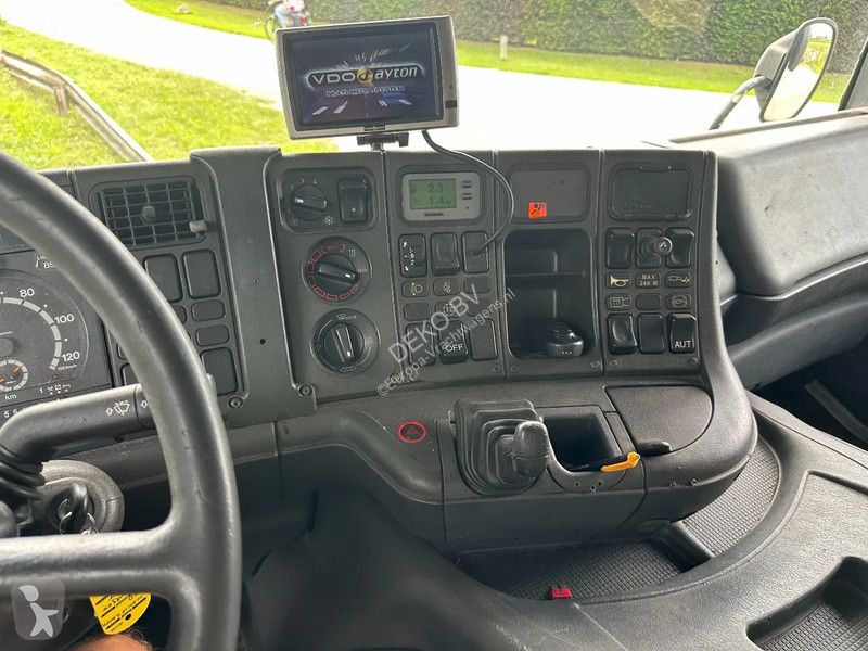 Camion Scania .220 Machine transporter!!RAMPEN!!