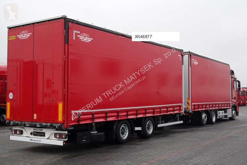 Kamion s návěsem  Camion rideaux coulissants +...