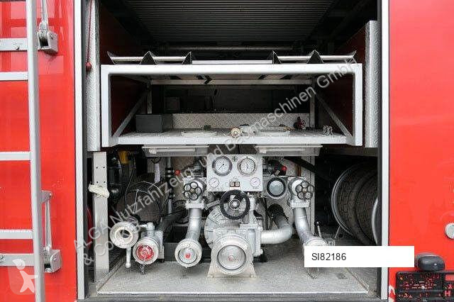 Camion Mercedes 814 F/Feuerwehr/Pumpe/9 Sitze