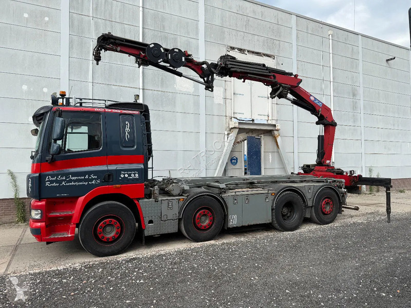 Kamion DAF 85460 8X2 + YEAR 2016 HMF CRANE...