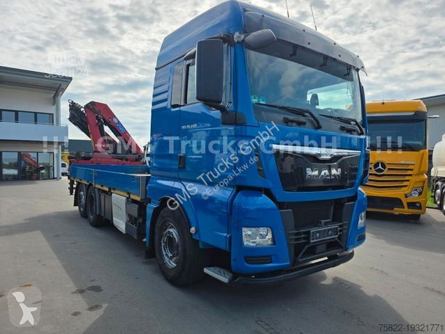 Vrachtwagen MAN TGX / 18m HMF 2120 Kran / 100%...