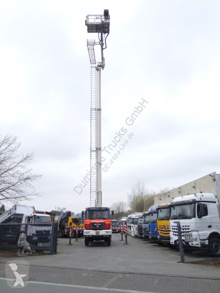 Lastbil MAN FE 410 6X6 Feuerwehr Vema Lift 32...