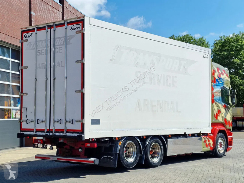 Lastbil Scania 580 V8 Topline 6x2 - Box with...